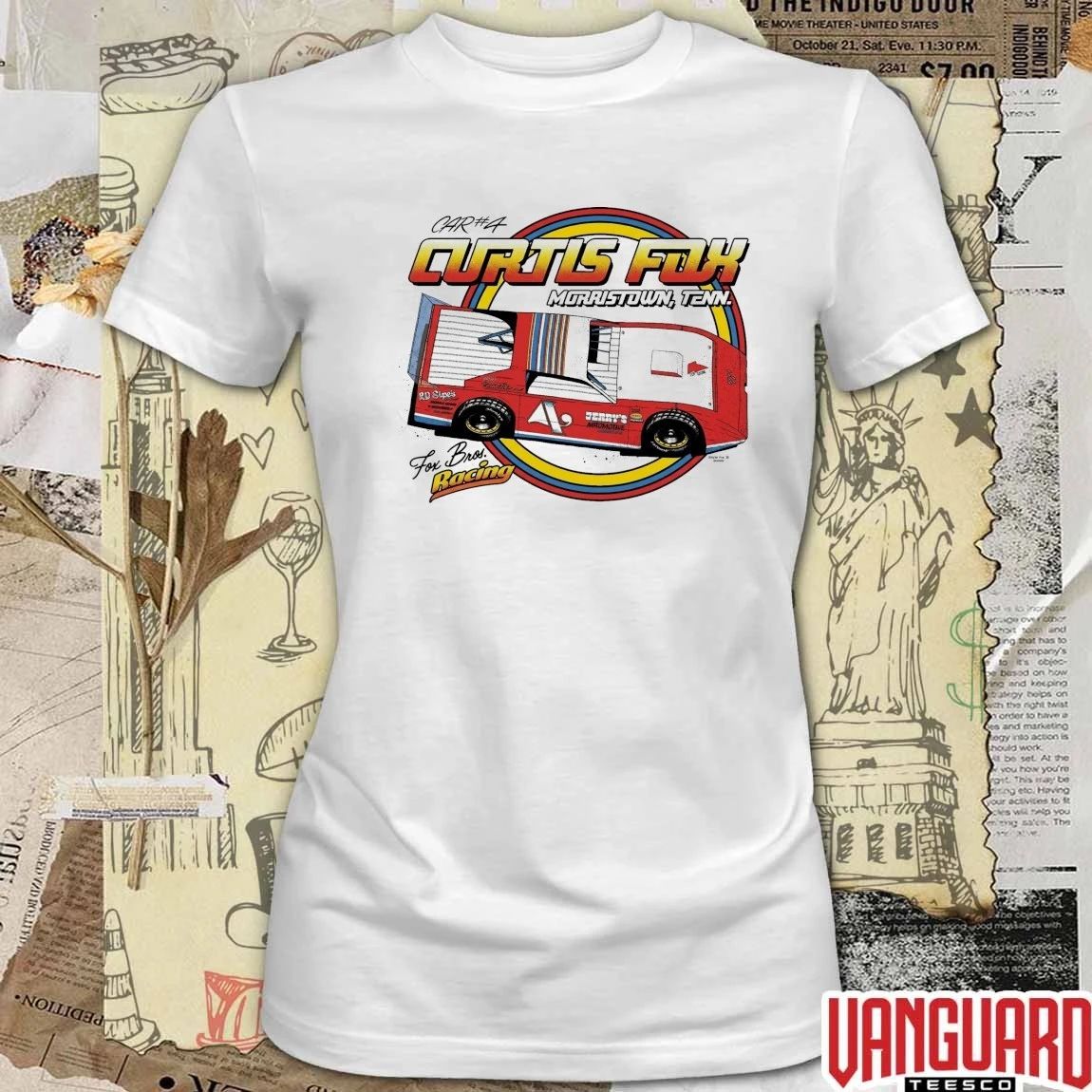 Curtis Fox Morristown, Tennessee Fox Bros Racing Jerry’s Automotive Morristown TN t-shirt