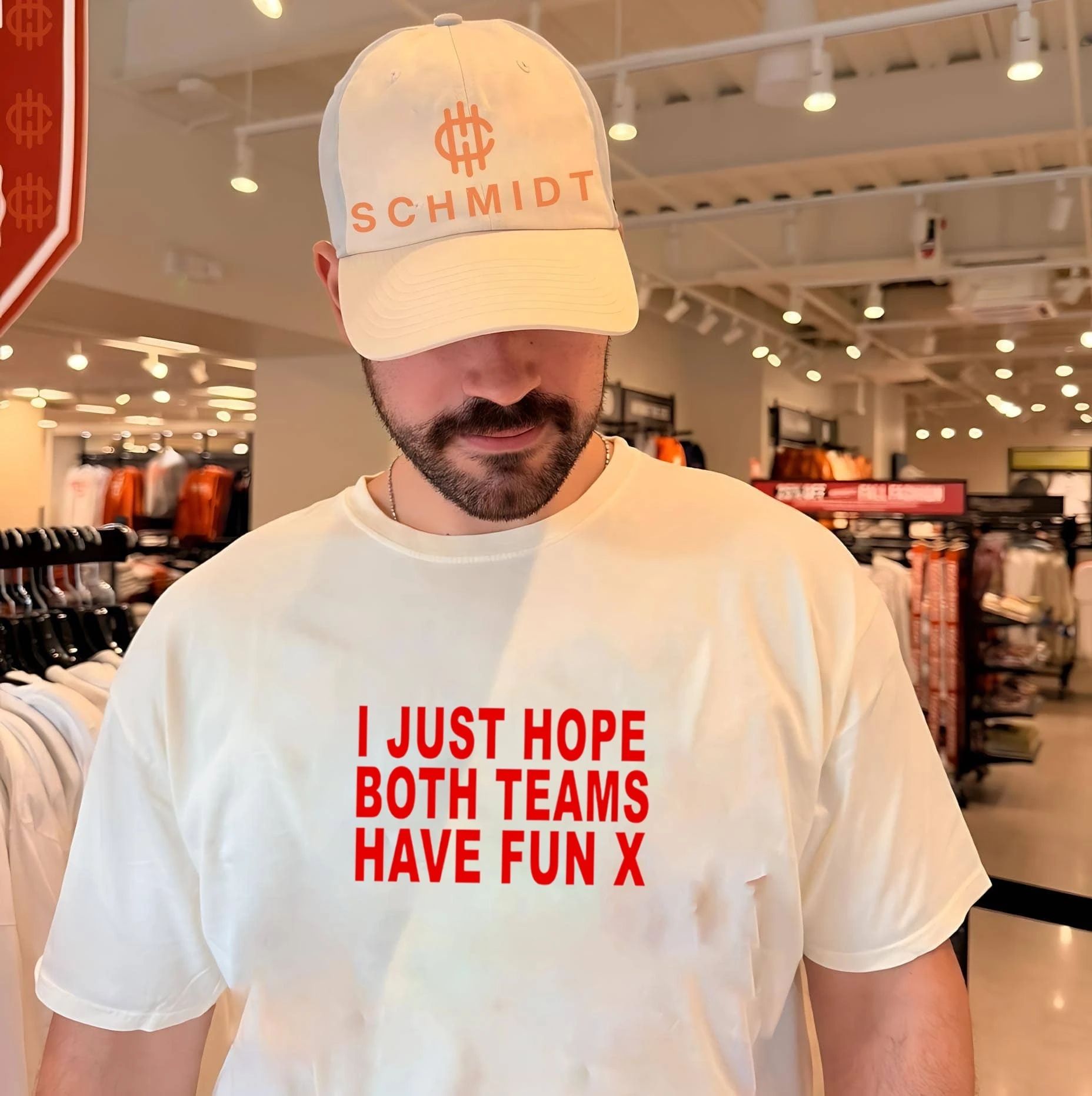 I Just Hope Both Teams Have Fun X sports humor shirt