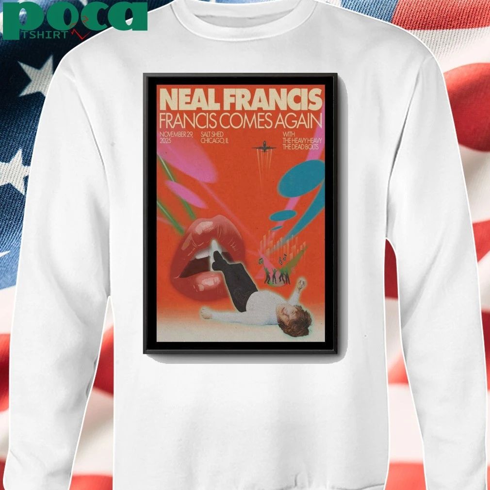 Neal Francis Nov 29, 2025 The Salt Shed. Chicago, IL Poster shirt