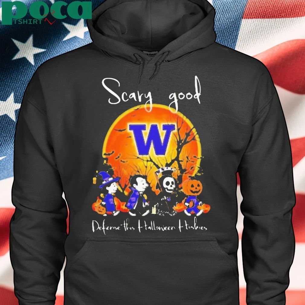 Scary Good Defense This Halloween Washington Huskies Football Shirt
