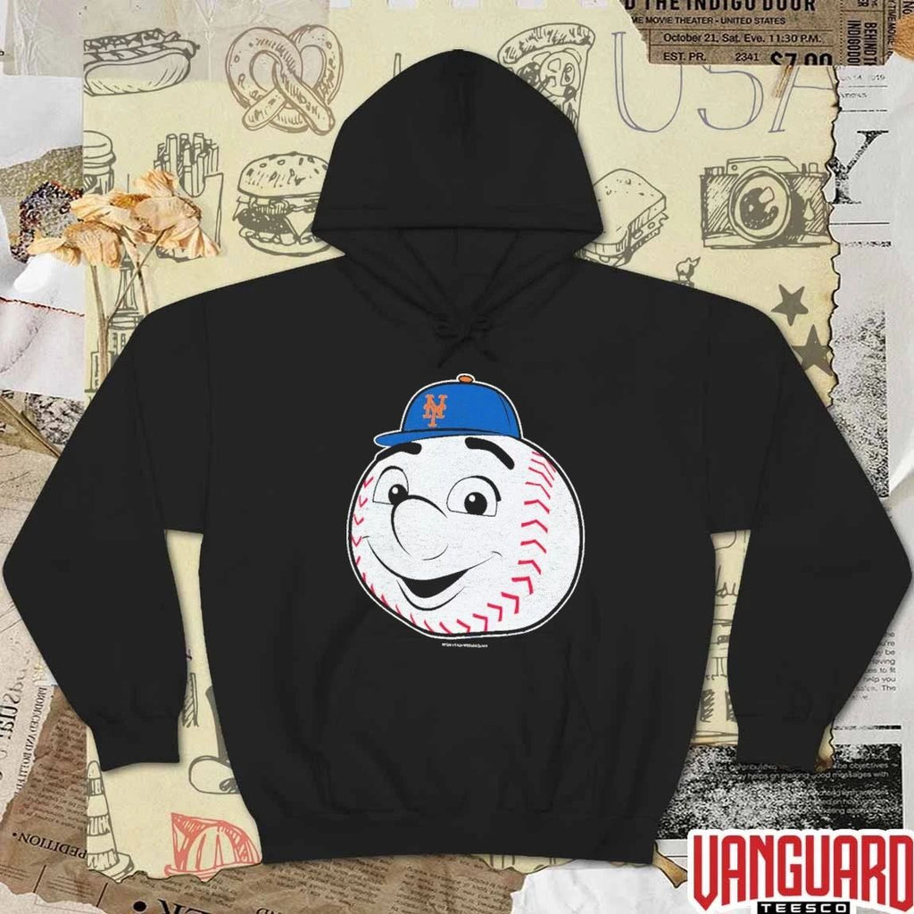 New York Mets Mitchell And Ness Youth Big Face Mascot MLB Baseball t-shirt