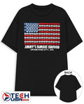 Jimmy’s Famous Seafood Crab USA flag shirt