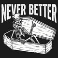 Never Better Thumbs Up Skeleton