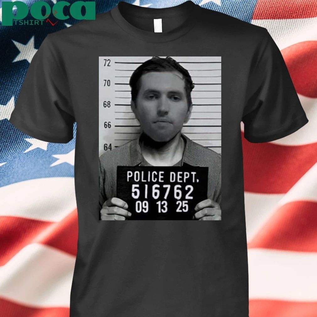 Tyler Robinson Mugshot Charlie Kirk Assassination shirt