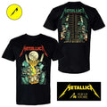 Metallica Pop-up Shop M72 European World Tour 2026 Two Skeletal Knights and A Full Moon Shirt