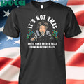 Hans Gruber Christmas it’s not Xmas until hans gruber falls from Nakatomi Plaza Christmas T-Shirt