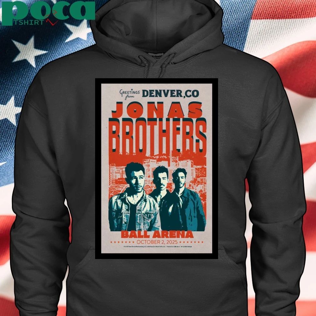 Jonas Brothers Denver CO Oct 2 2025 Ball Arena Poster Shirt