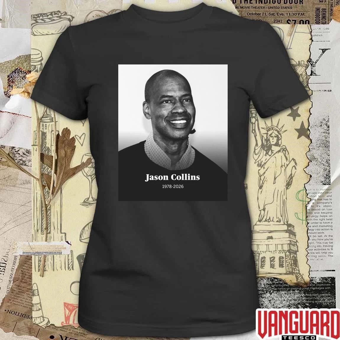 Jason Collins 1978 – 2026 ESPN Poster t-shirt