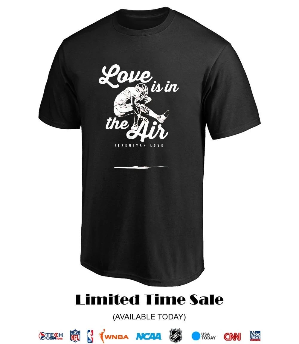 Jeremiyah Love is in the Air Arizona Cardinals shirt