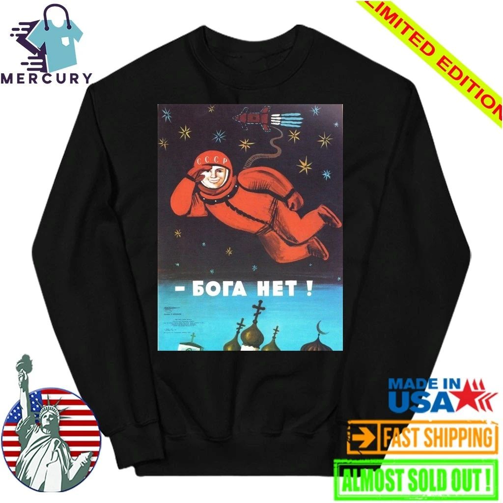 Soviet Visuals There Is No God Shirt