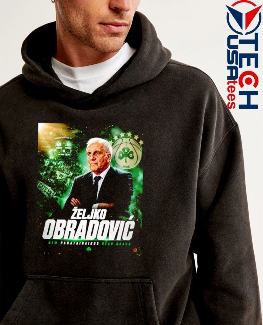 Zeljko Obradovic New Panathinaikos Head Coach shirt