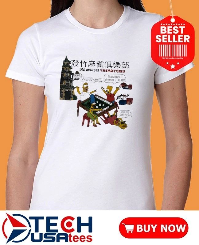 The Simpsons Los Angeles Chinatown shirt