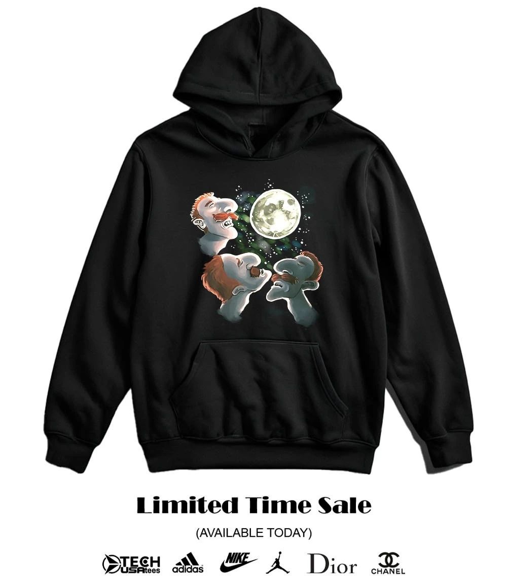 Three Nigel Thornberry Moon T-shirt