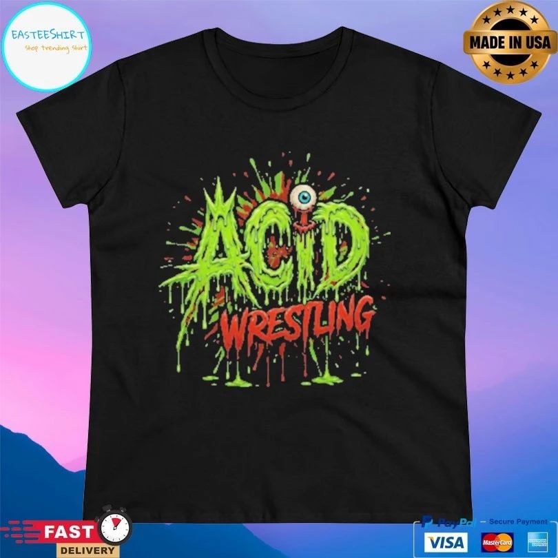 Acid Wrestling Oozing Danger T-shirts