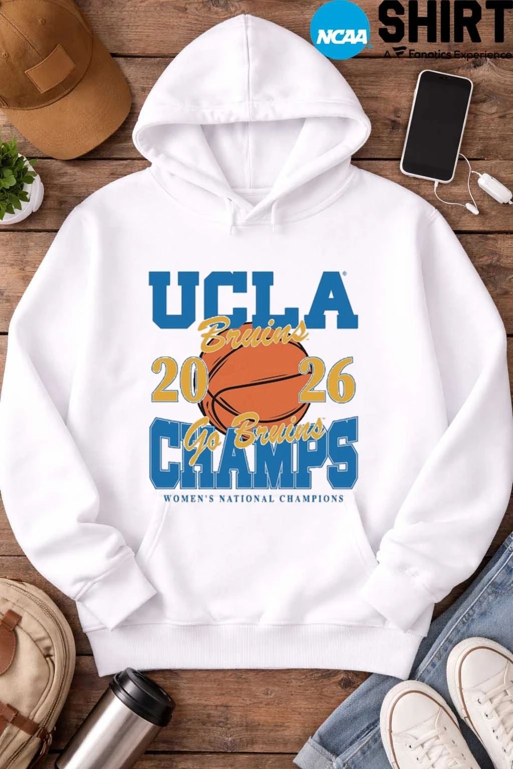 UCLA Bruins Gameday Couture Women’s 2026 NCAA Women’s Basketball National Champions Sweatshirt