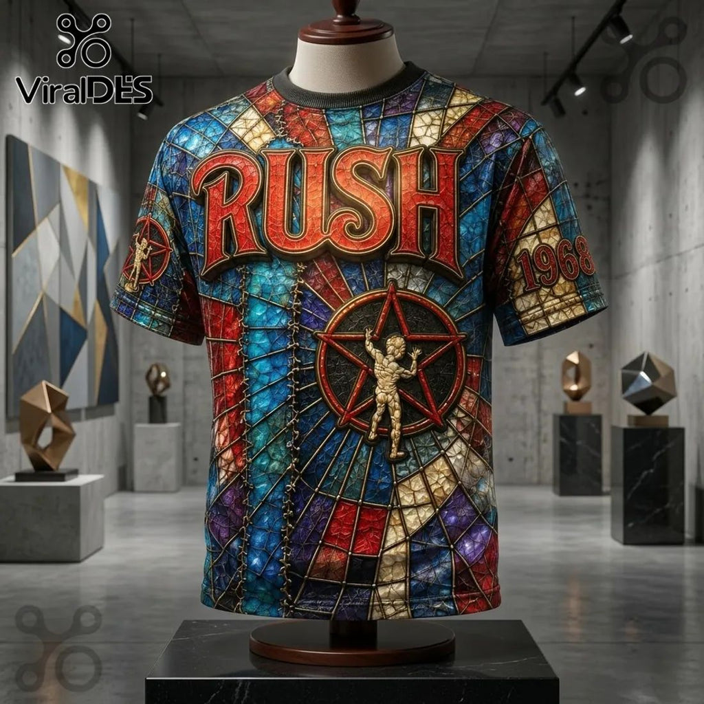 Rush Stained Glass Starman T-Shirt