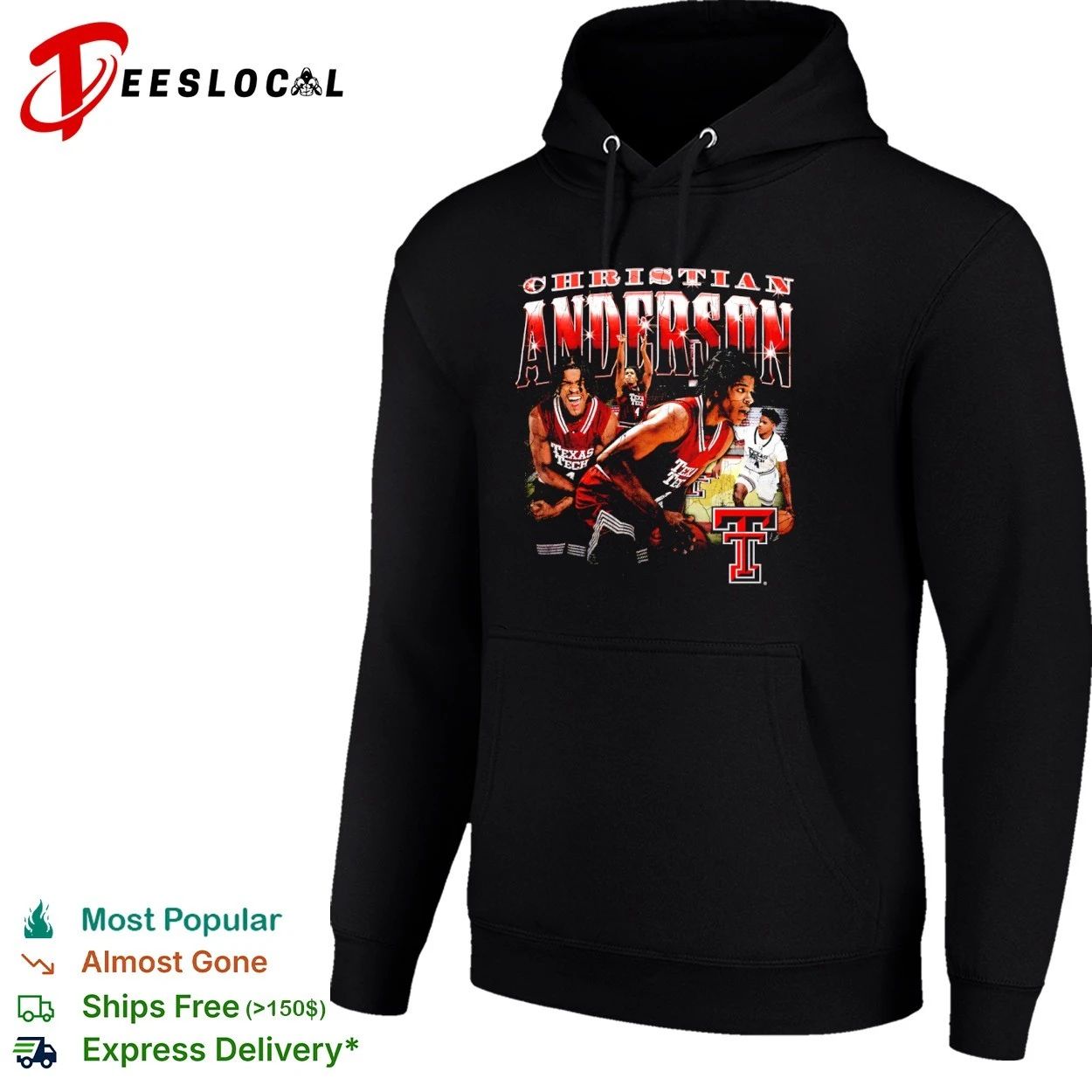 Christian Anderson Texas Tech Basketball T-shirt