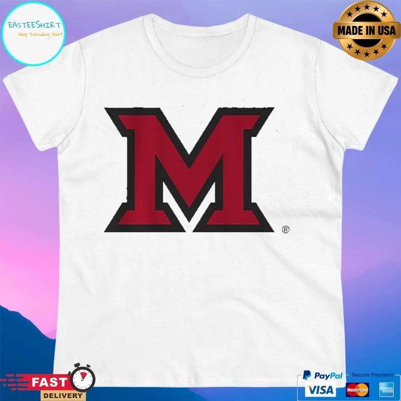Miami Oh Redhawks Basketball Primary Logo T-shirts