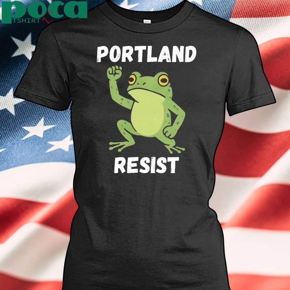 Portland Frog Stay Strong Portland Resist T-shirt