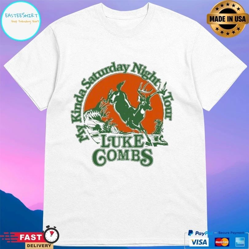 Luke Combs My Kinda Saturday Night Tour 2026 Deer T-shirt
