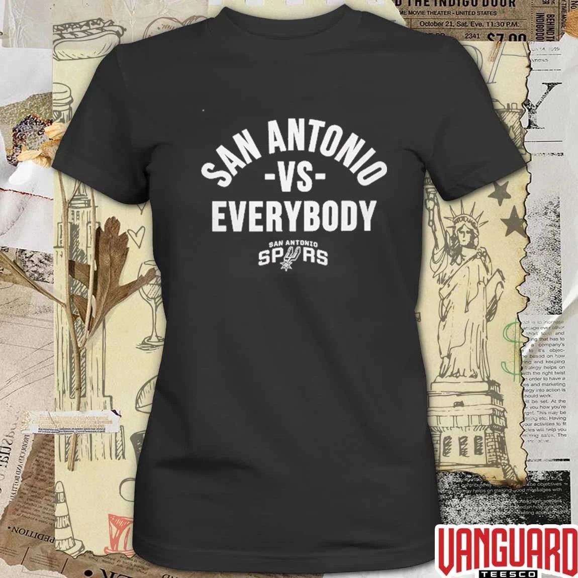 San Antonio Vs Everybody San Antonio Spurs 2026 NBA Playoffs Basketball t-shirt