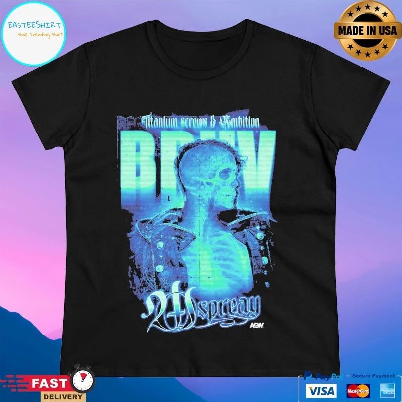 Will Ospreay Titanium Screws And Ambition T-shirts