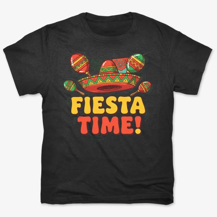 Vibrant Fiesta Time T-Shirt