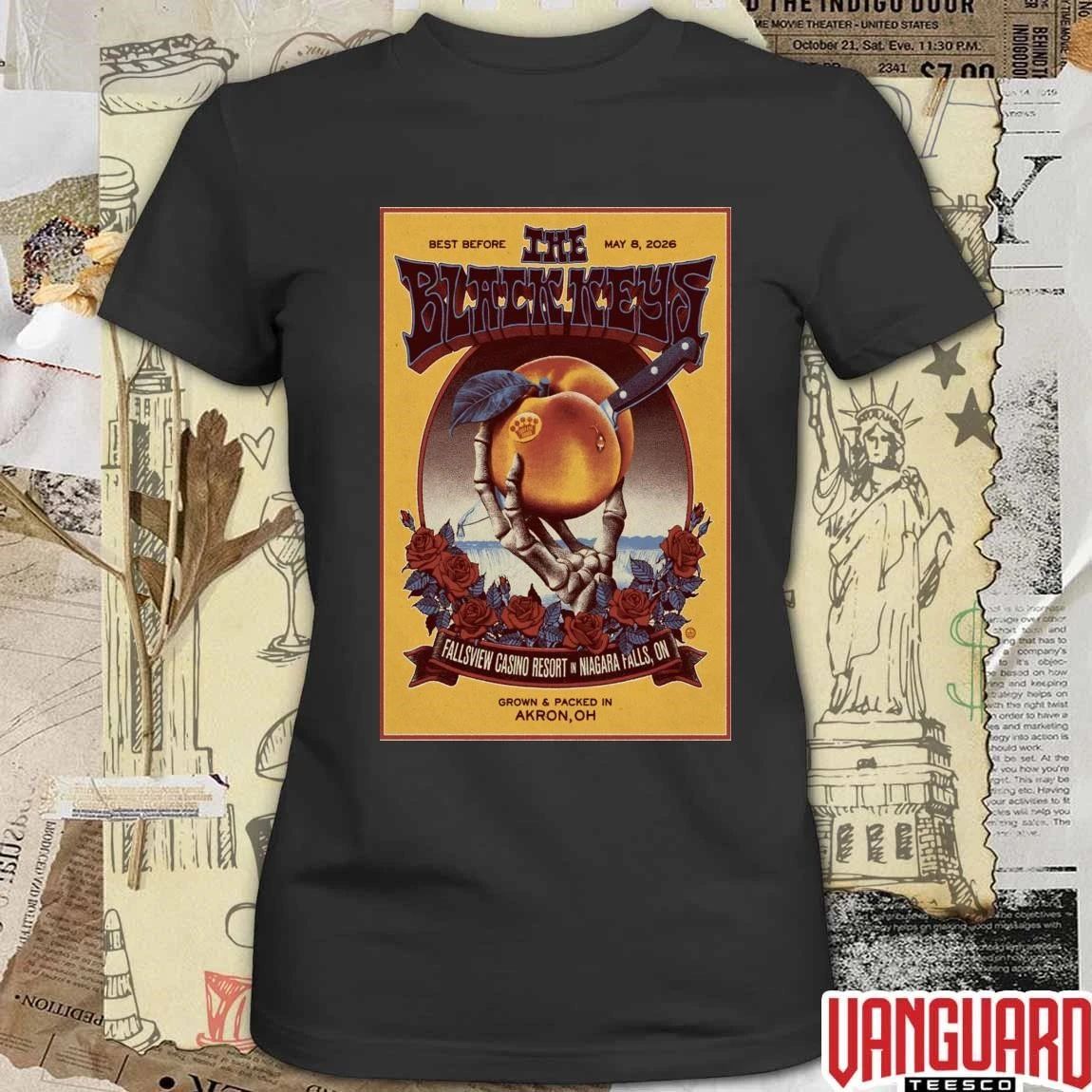 The Black Keys May 8 2026 Fallsview Casino Resort In Niagara Falls ON Poster t-shirt
