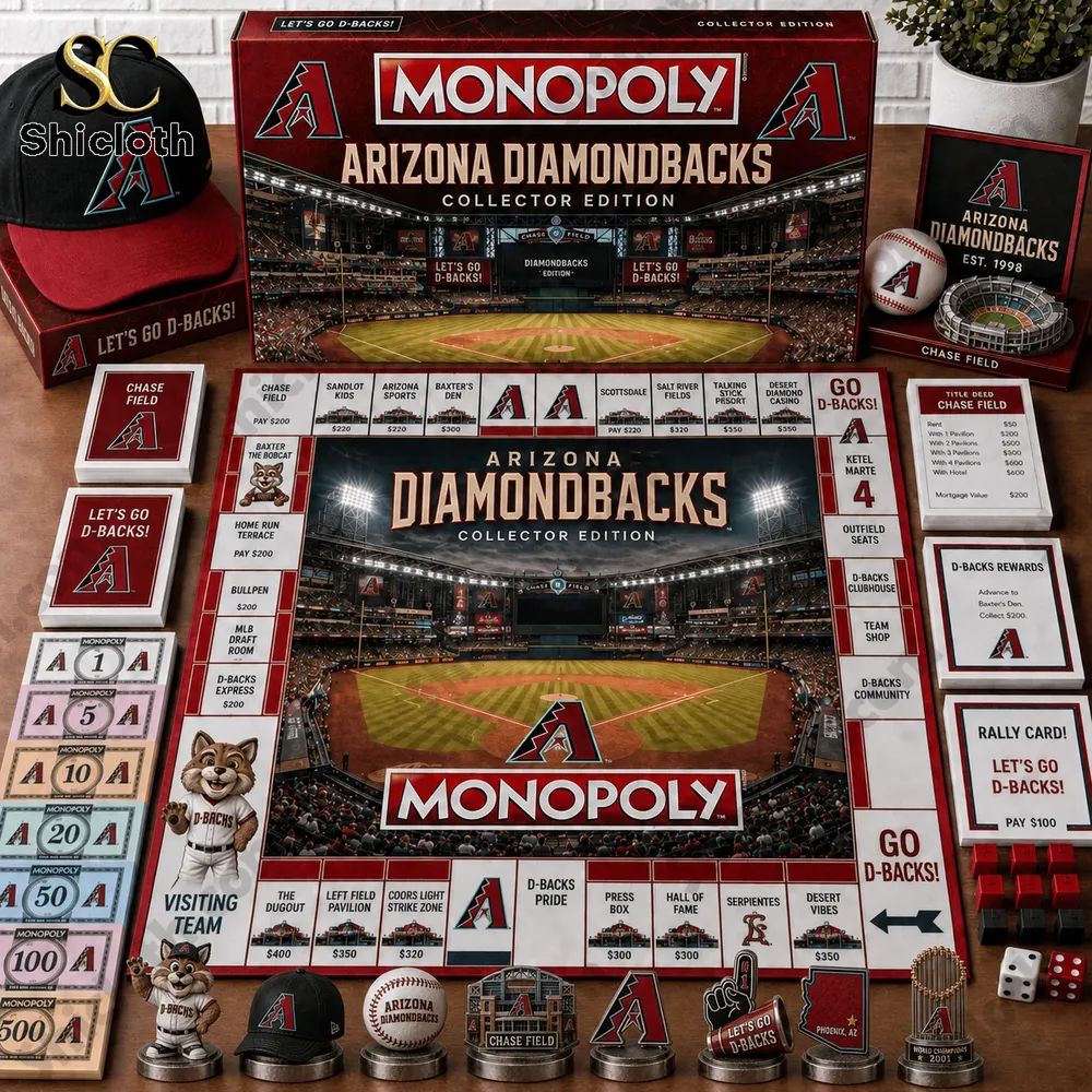 Arizona Diamondbacks Collector’s Edition Monopoly Board Game