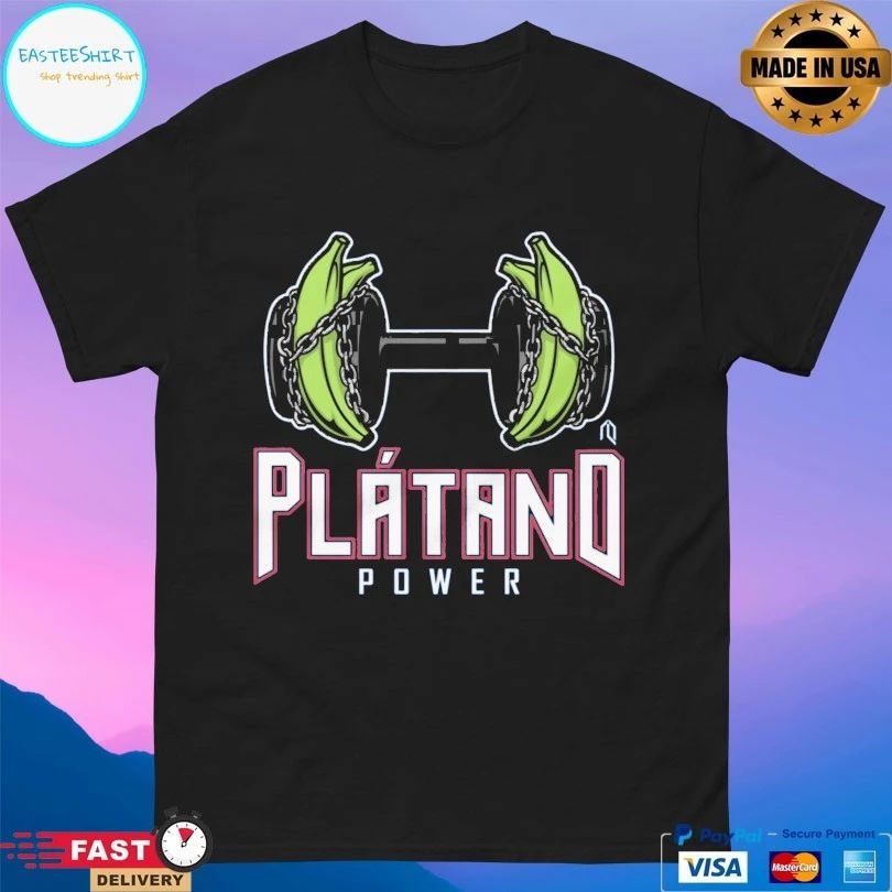 Plátano Power Dumbbell Banana T-shirts