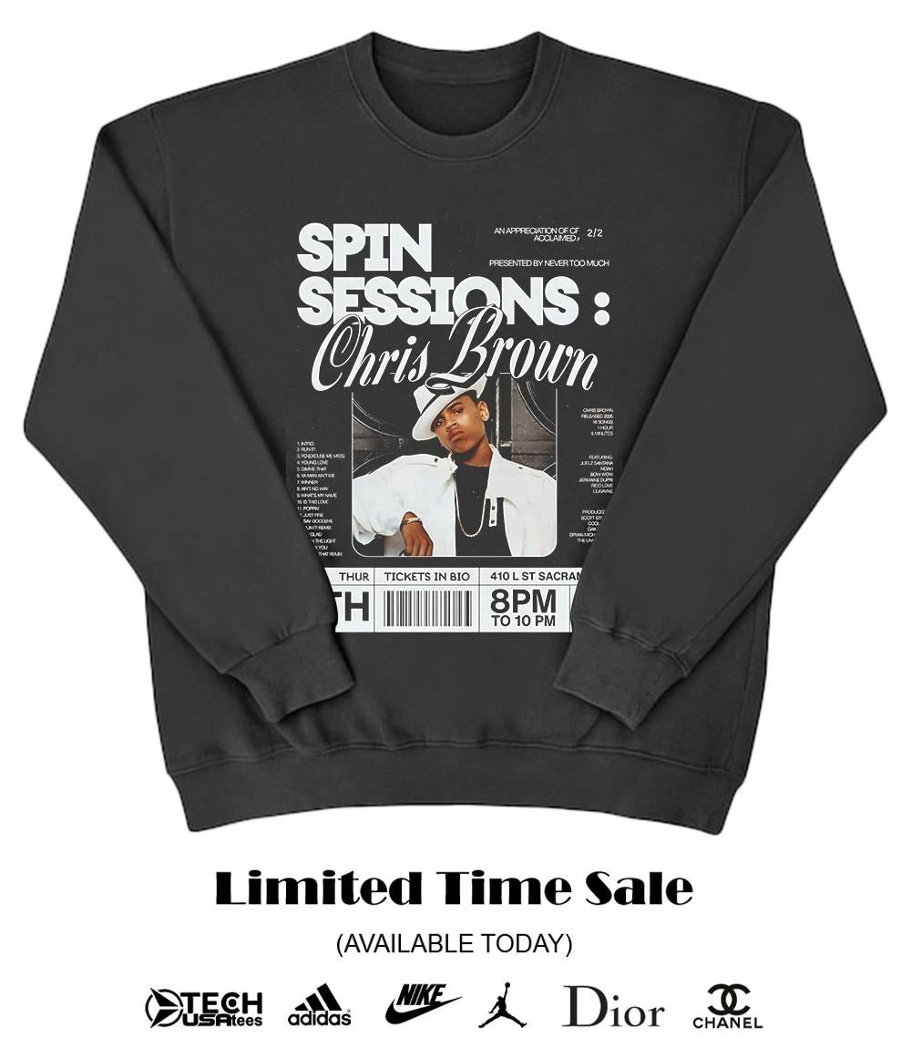 Spin Sessions Chris Brown shirt
