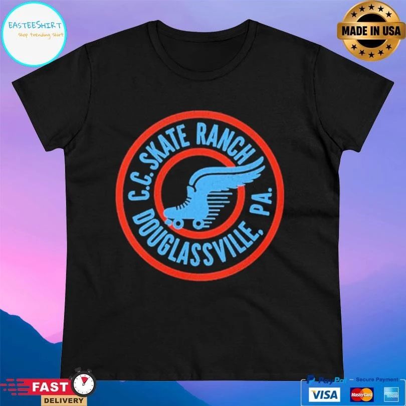 C.C. Skate Ranch Douglassville, Pa Logo T-shirts