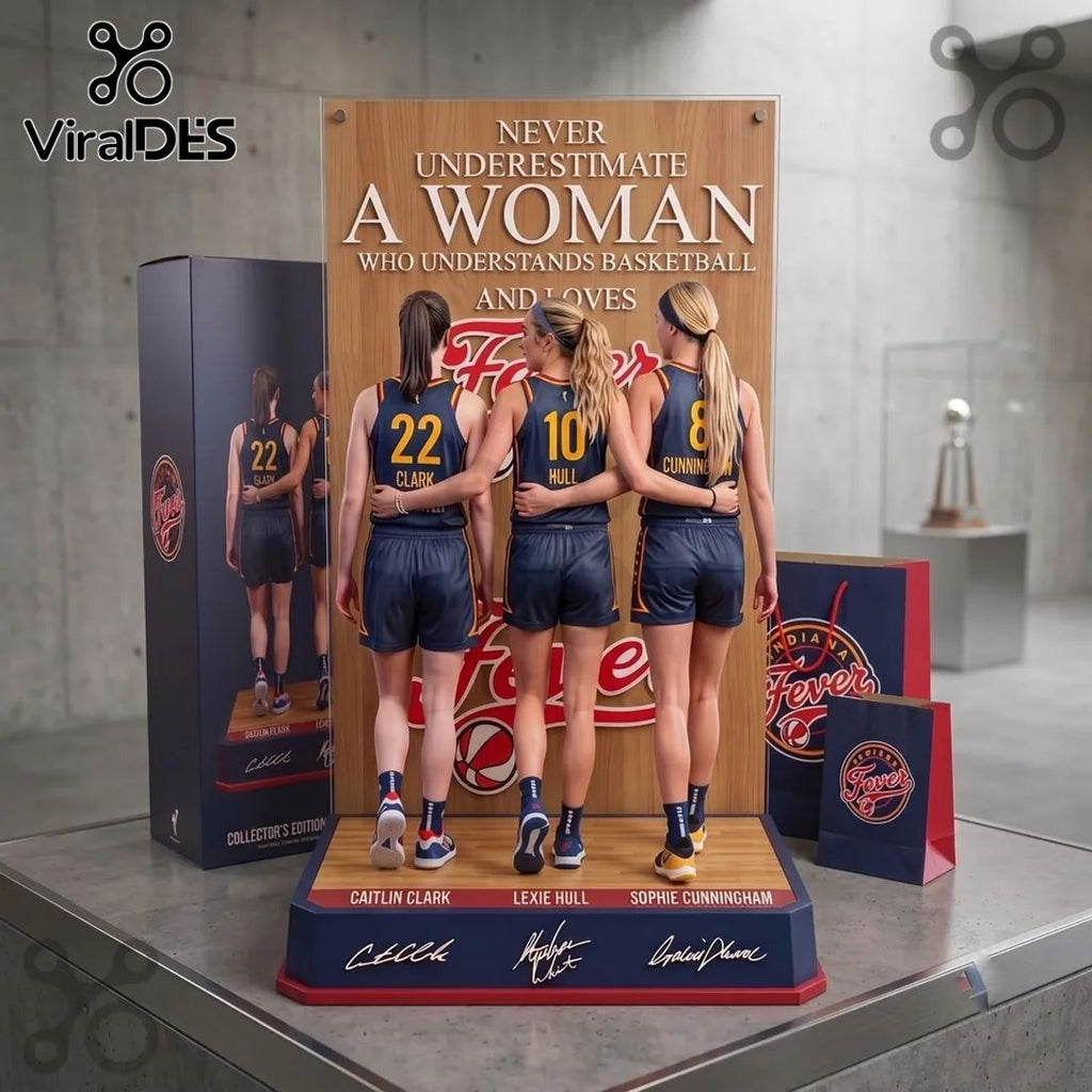 Indiana Fever Caitlin Clark Lexie Hull Acrylic Plaque
