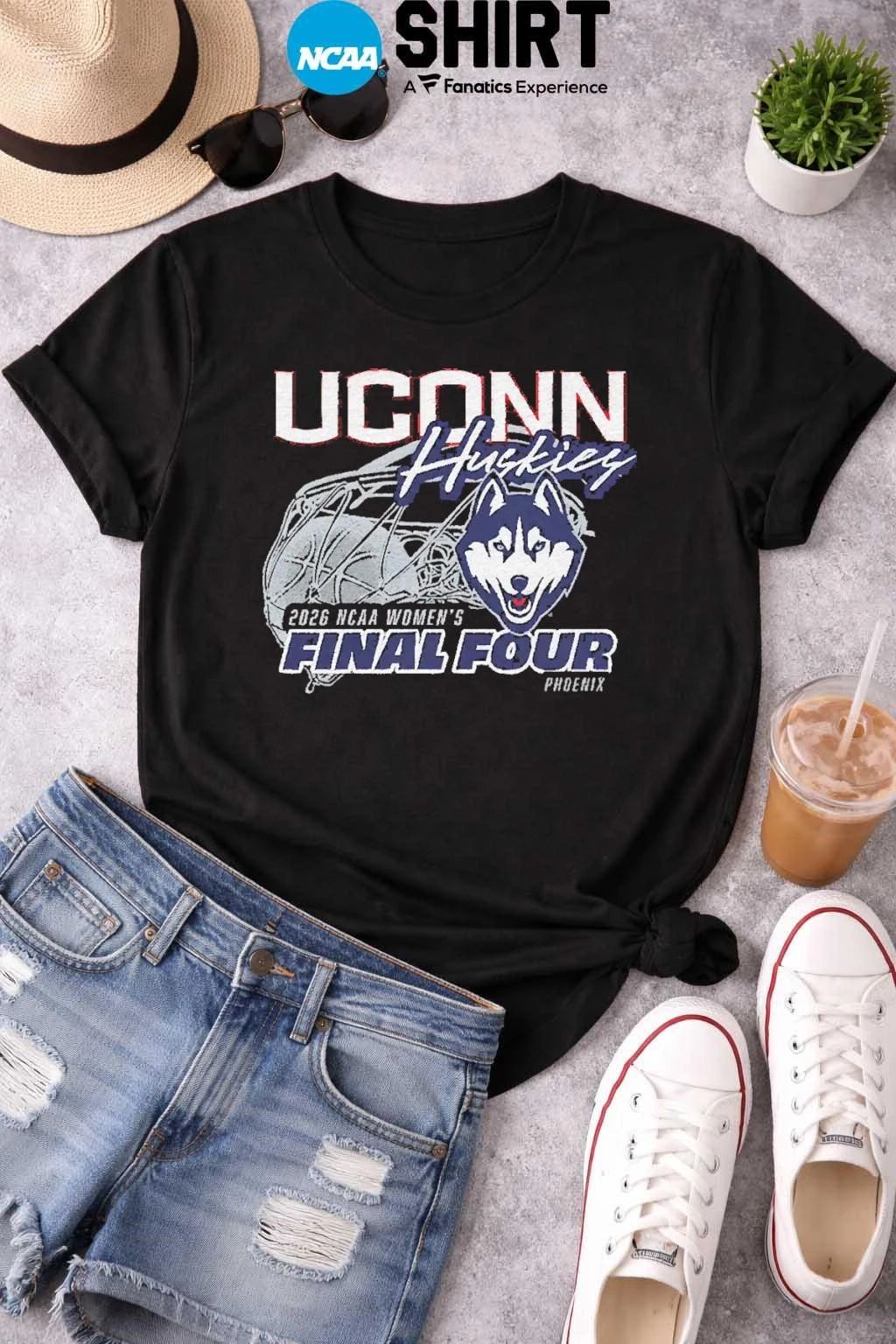 2026 NCAA Women’s Final Four Black T-Shirt
