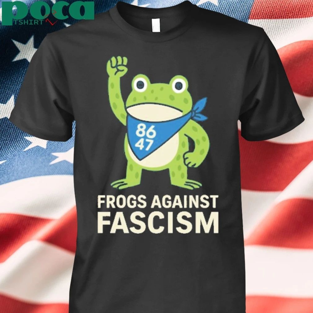 FROGS AGAINST FASCISM – I AM FROGTIFA T-Shirt