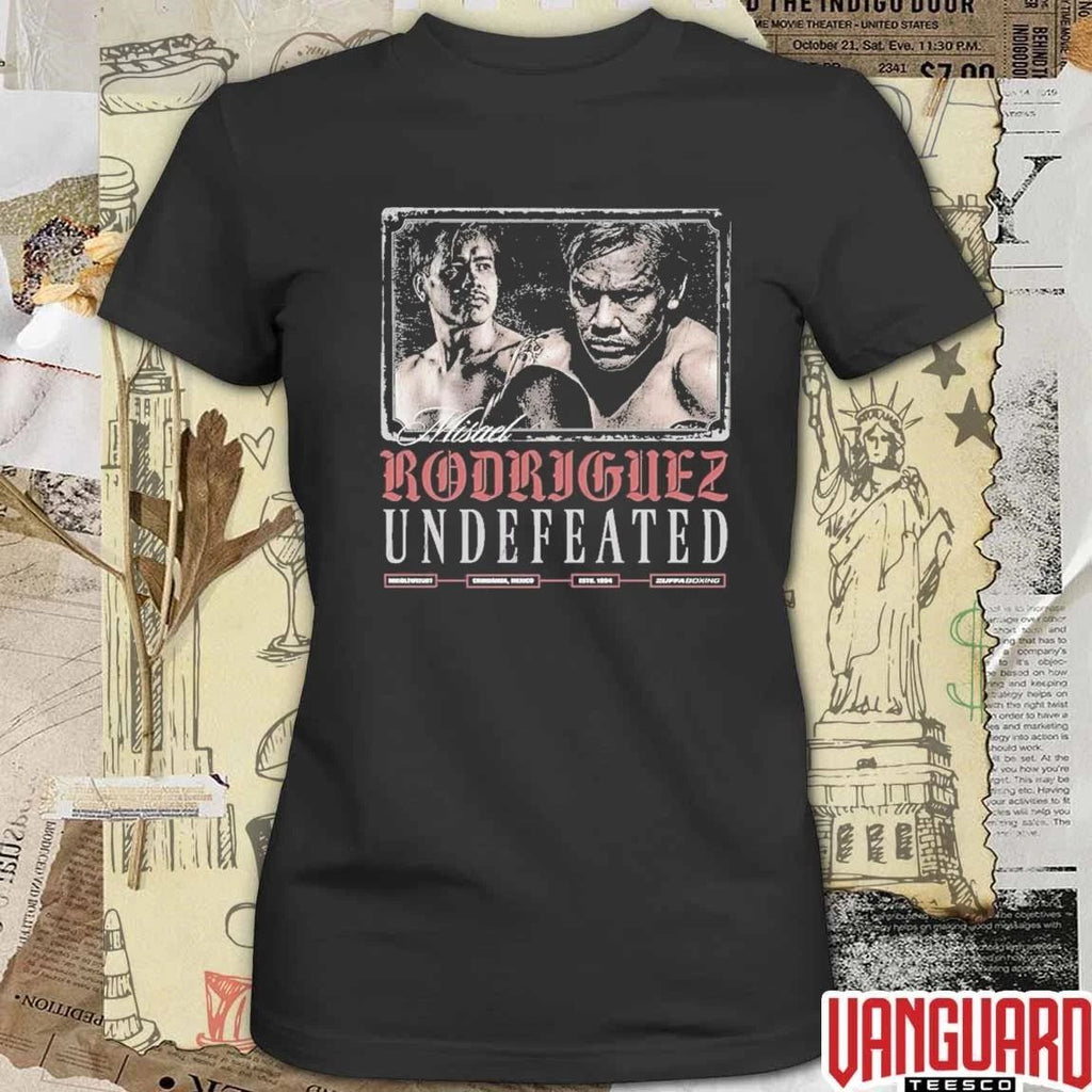 Misael Rodriguez Undefeated ZUFFA Boxing t-shirt