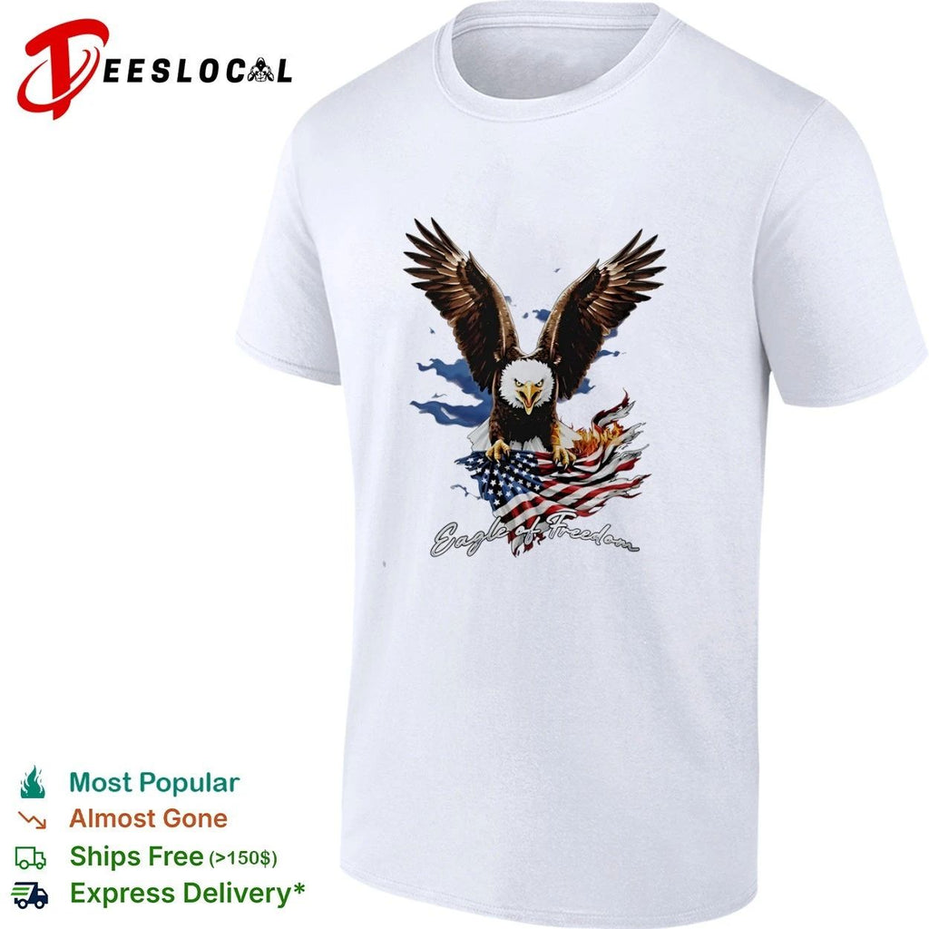 Eagle of Freedom American Flag patriotic T-shirt