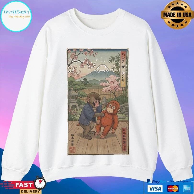 Punch The Monkey Japanese Zoo Monkey Style 2026 T-shirts