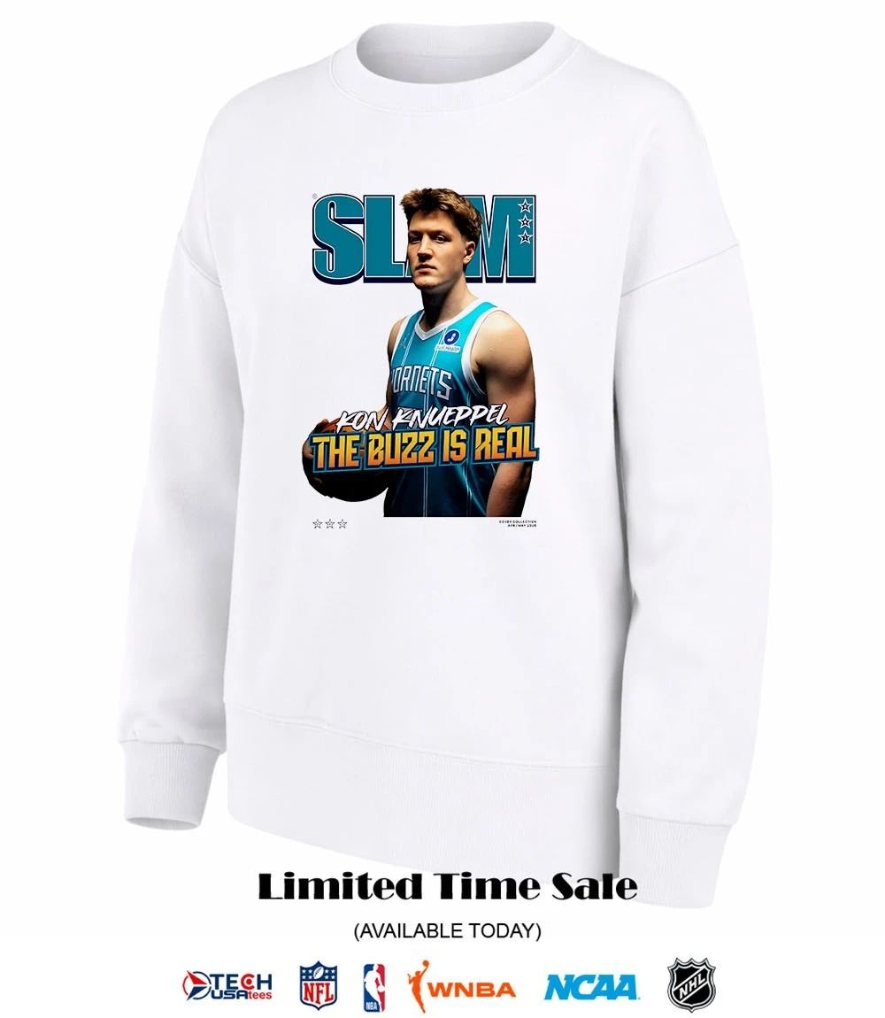 SLAM Charlotte Hornets Kon Knueppel The Buzz is real shirt by slamgoods