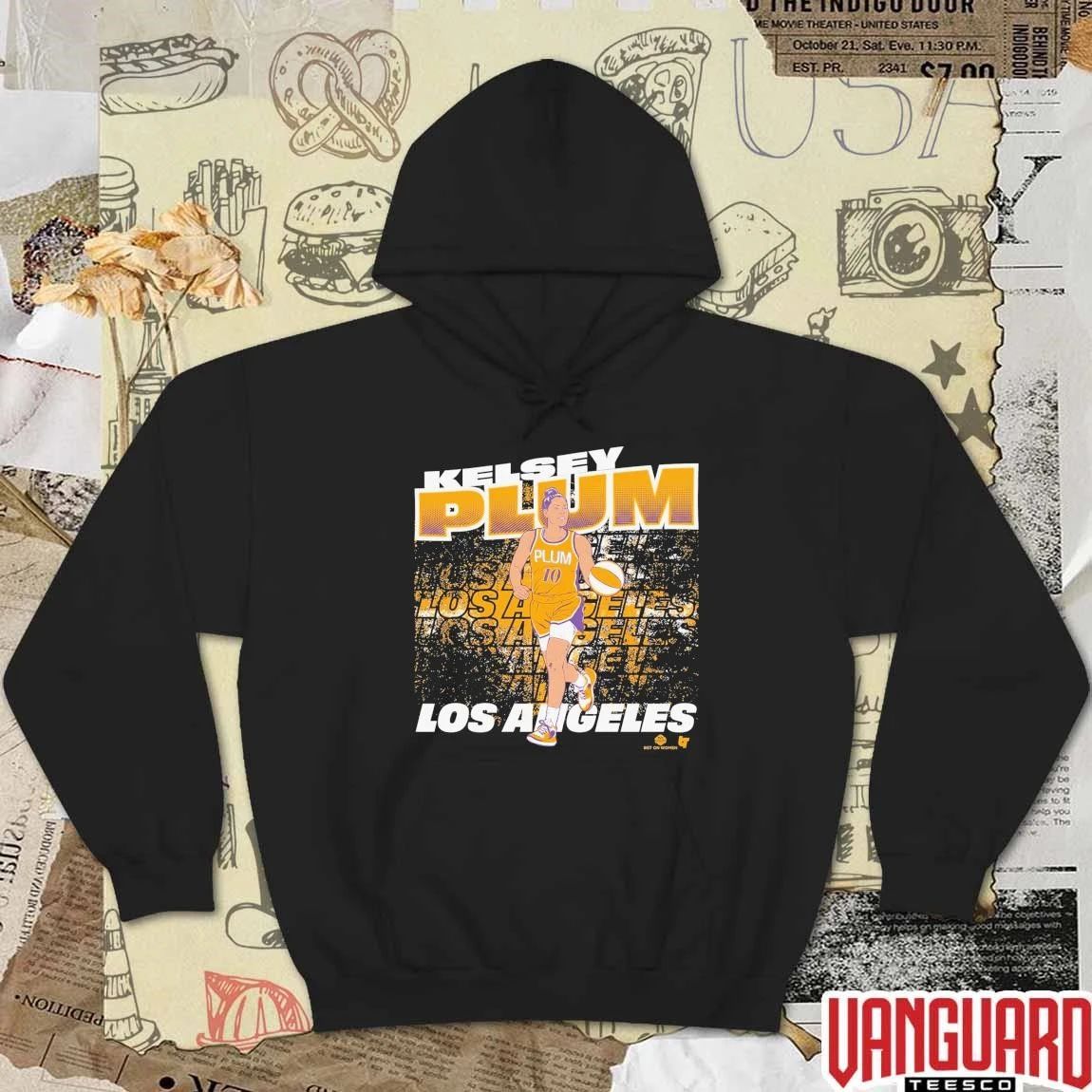 Kelsey Plum Street Ball Los Angeles Sparks 2026 WNBA t-shirt