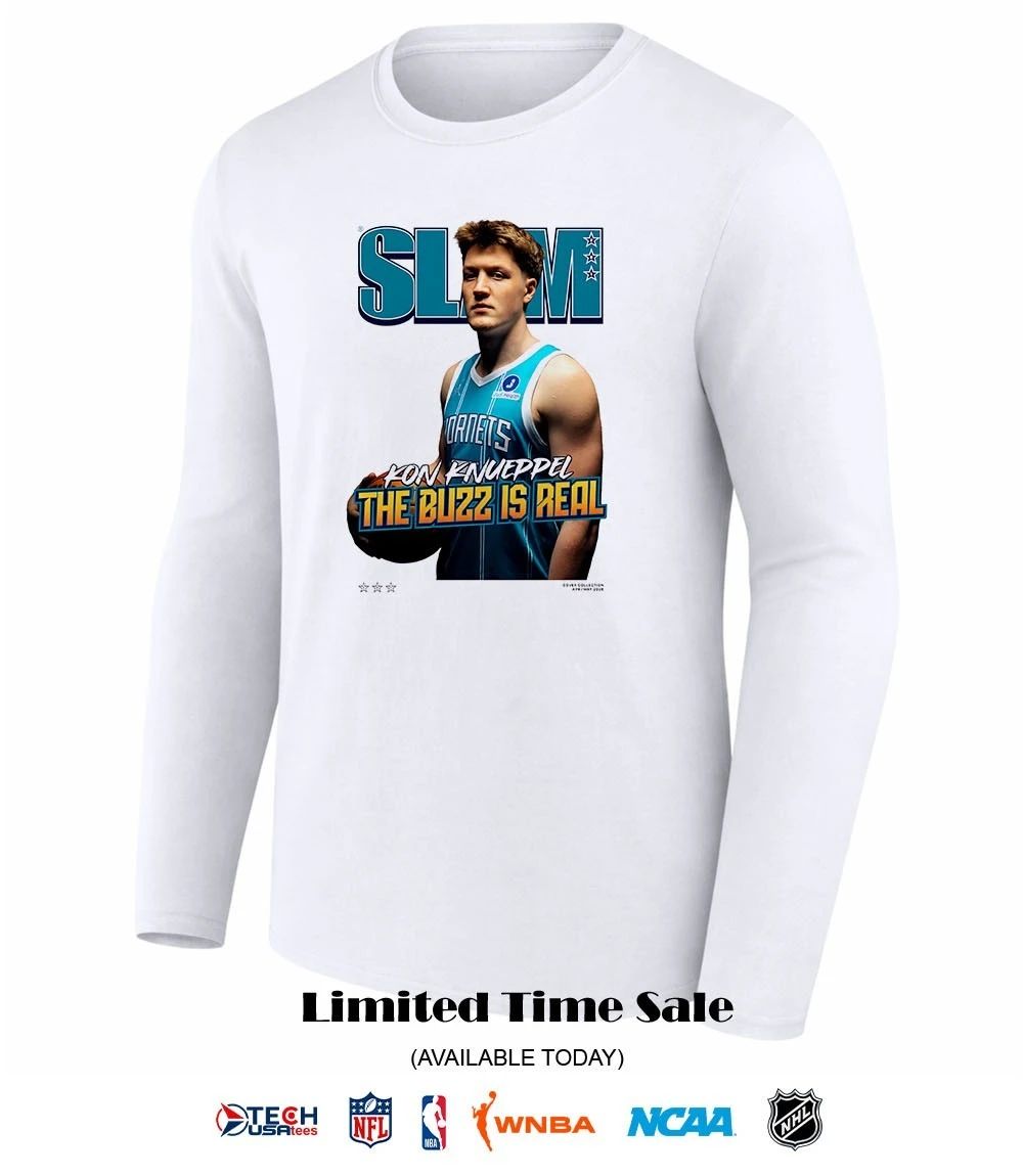 SLAM Charlotte Hornets Kon Knueppel The Buzz is real shirt by slamgoods