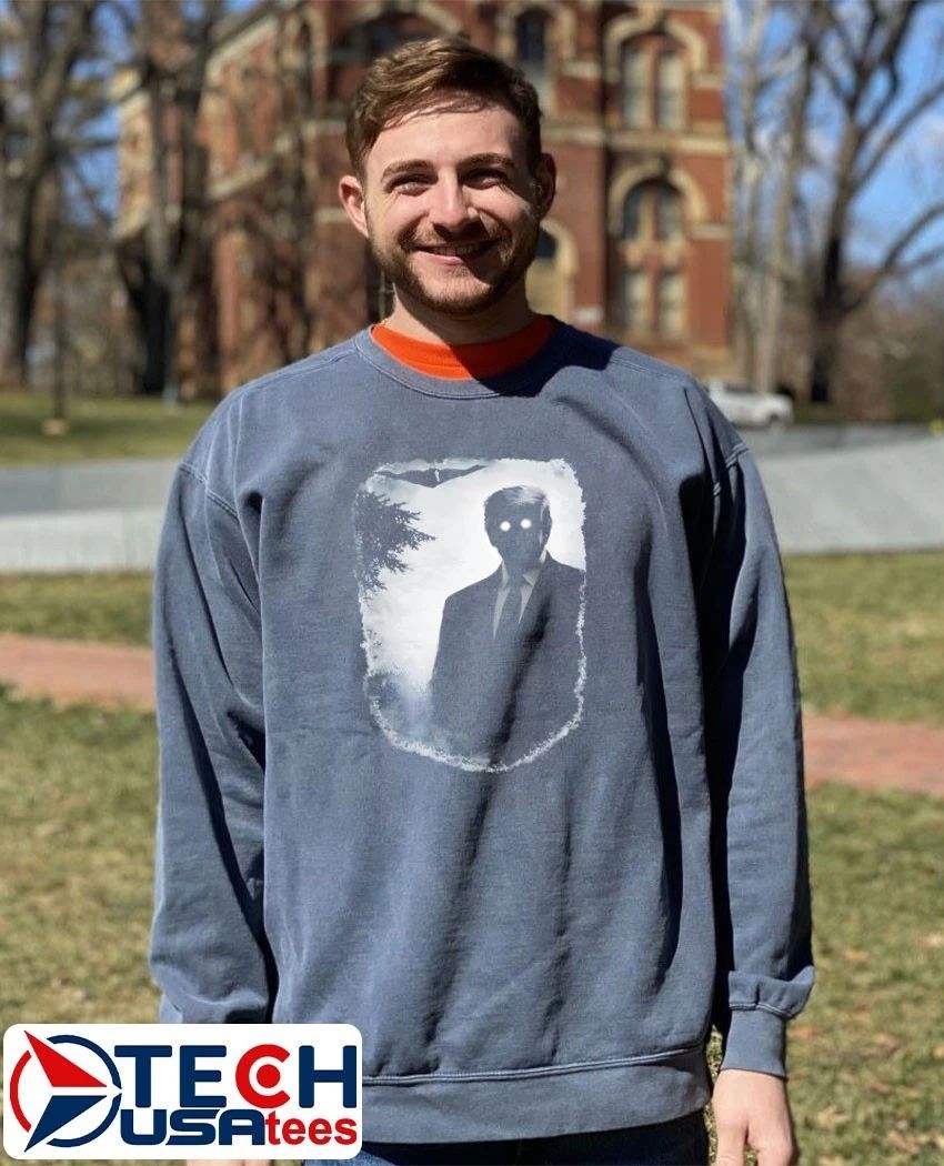 Dark Shadow Figure Mysterious Trump silhouette shirt