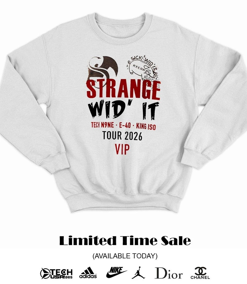 Strange Wid’ It Tour 2026 VIP shirt
