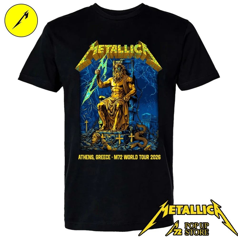 Metallica Athens Greece Olympic Stadium May 9, 2026 M72 World Tour 2026 by Revolverdart Shirt