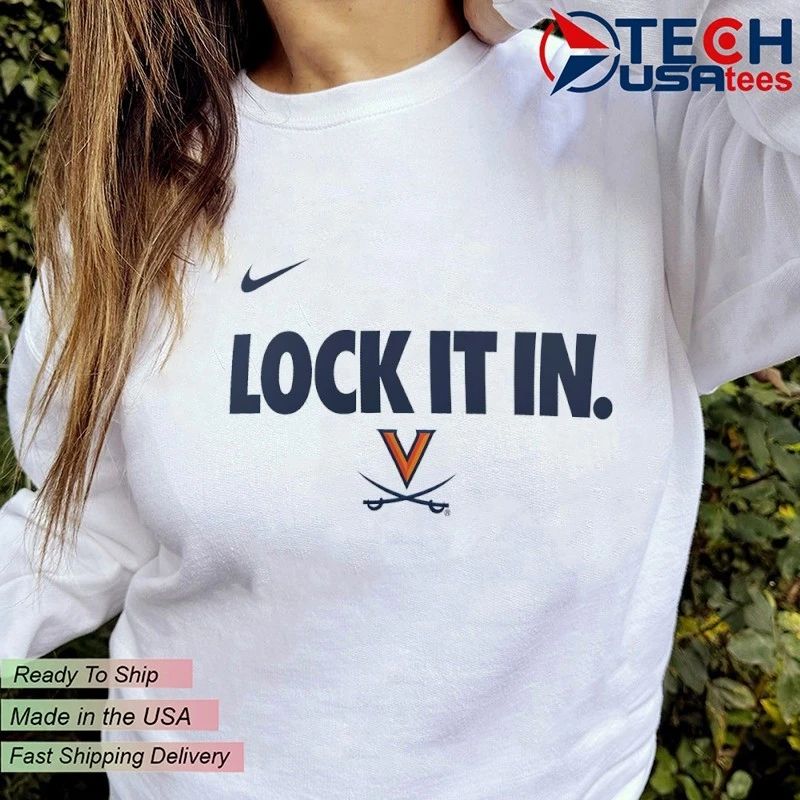 Lock it in Virginia Cavaliers 2026 On-Court Bench shirt