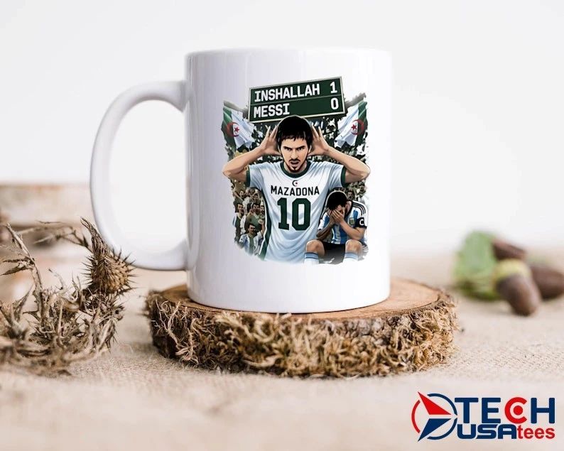 Khoubaib Kouas Messi vs Maza Algeria Argentina shirt