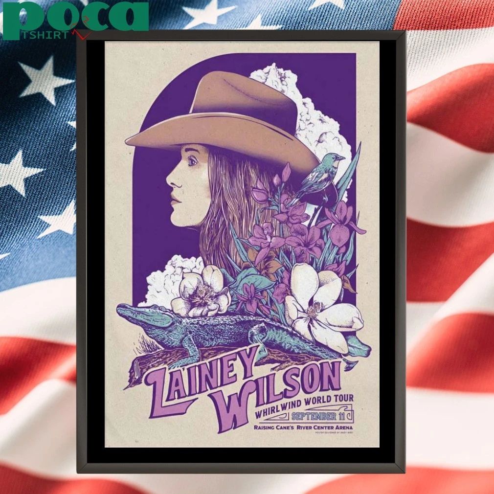 Lainey Wilson Baton Rouge LA On September 11 2025 Poster T-Shirt