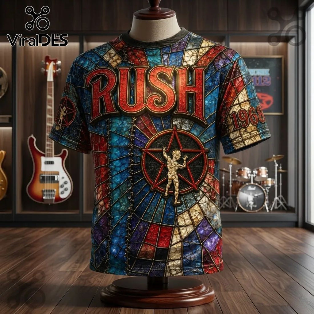 Rush Stained Glass Starman T-Shirt