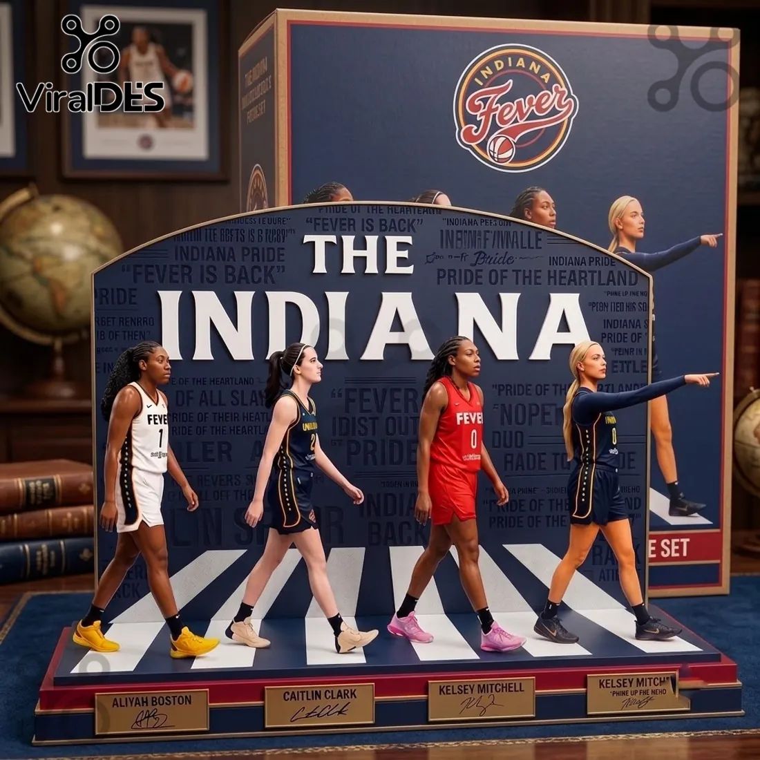 Indiana Fever Players Limited Edition Acrylic Plaque