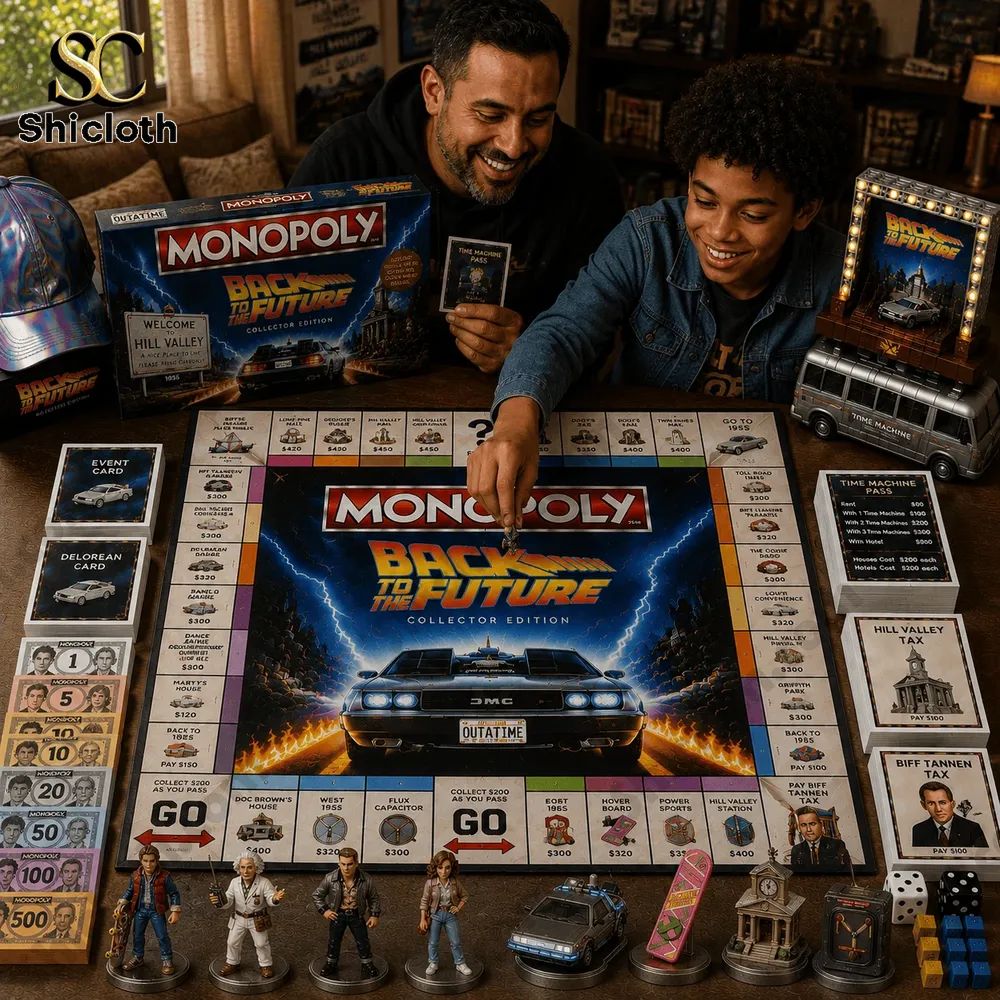 Back to the Future Collector’s Edition Monopoly Board Game
